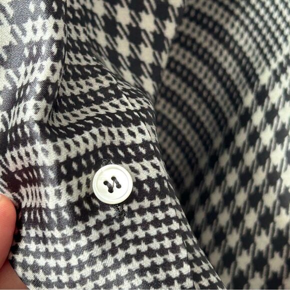 MM6 MAISON MARGIELA CHECK PRINTED DRESS ECRU/BLACK CHECK - Picture 7 of 14